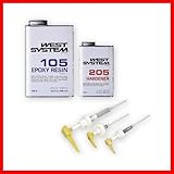 West System Epoxy Kit, 105 Qt, 206 Pt Slow Hardener w/ Pumps - Fiberglass Resin