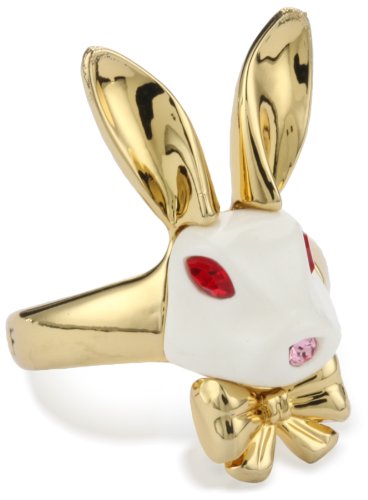 Disney Couture Alice In Wonderland Believe In Yourself Rabbit Ring, Size 6