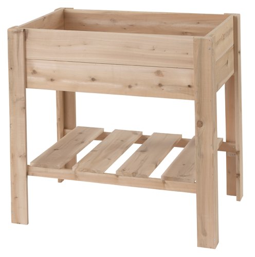 DMC Products 87122 38-Inch by 25-Inch by 36-Inch USA Cedar Raised Garden Center