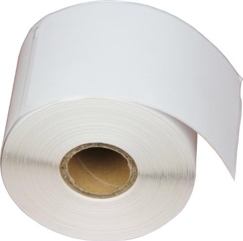 OfficeSmart 2-1/4 x 4 Inches Badge with Adhesive Labels, 250 Labels Per Roll, Compatible with Dymo LabelWriter (30857)