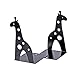 Marrywindix Black Cute Giraff Nonskid Bookends Bookend Art Gift