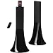 Parrot Design Zikmu Wireless Hi-Fi Speakers by Philippe Starck (Classic Black, Pair)