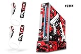 Nintendo Wii Console Skin - Guns Red