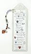 'His Story' Jesus Religious Bookmark With Charms 5.75" #40512
