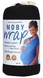 Moby Wrap Organic 100% Cotton Baby Carrier, Licorice