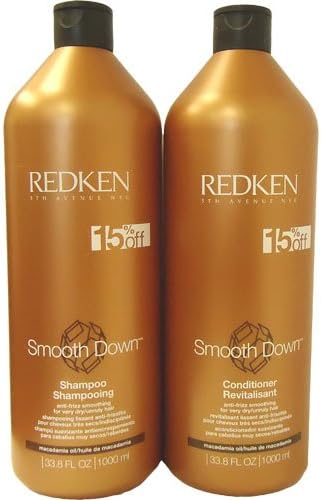 Redken Smooth Down Shampoo + Conditioner 33.8oz "Combo Set" 15% off