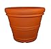 Tusco Products RR135TC Rolled Rim Garden Pot, 13.5-Inch, Terra Cotta