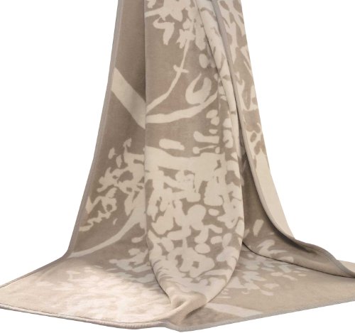 Ibena Jacquard-Decke Sorrento, mit japanischem Muster, 150 cm x 200 cm, creme/elfenbein Preisvergleich