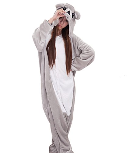 Japsom Grey Koala Bear Animal Kigurumi Cartoon Cosplay Costume Onesie Pajamas