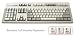 Left Handed Standard Keypad Keyboard in Ivory (USB)