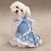 Extra Small Springtime Chambray Corset Dog Dress