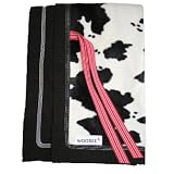 Woobee Baby Blanket - Ranch Print w Black Backing by Woobee Kids