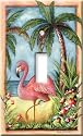 Flamingo Switch Plate - Single Toggle