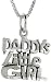 Sterling Silver Daddy's Little Girl 1 (25mm) wide Talking Charm.