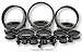 SINGLE FLARE BLACK STEEL TUNNEL TSFBK0 -0G (8MM)