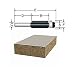 BOSCH 85216M 1/2-Inch Diameter 1-Inch Cut Triple Flute Laminate Flush Trim Router Bit 1/4-Inch Shank With Ball Bearing