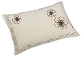 DKNY Charm Floral Decorative Pillow, Cream