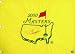 Bernard Langer Autographed 2000 Masters Golf Pin Flag Image