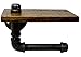 Turnbull Farms™ Reclaimed Wood and Pipe Toilet Paper Holder (Jacobean) - Multiple Sizes/Colors