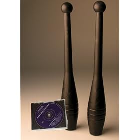 Indian Clubs 1 Pound Pair with DVD