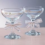 50th Anniv Champagne Glasses