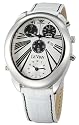 Le Vian Men's Duo Chronograph White Leather Watch #ZAG 93