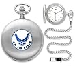U.S. Air Force MILITARY Silver Pocket Watch