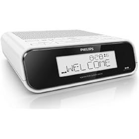 Philips AJB4500/05 DAB Clock Radio - White