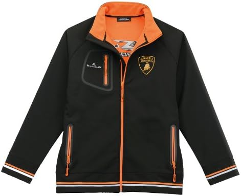 Lamborghini Men's Super Trofeo 2.0 Softshell Jacket, Black, X-Large