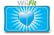 New Protective Skin for Nintendo Wii Fit Balance Board with "E Shock" impact protection - Heart Blue