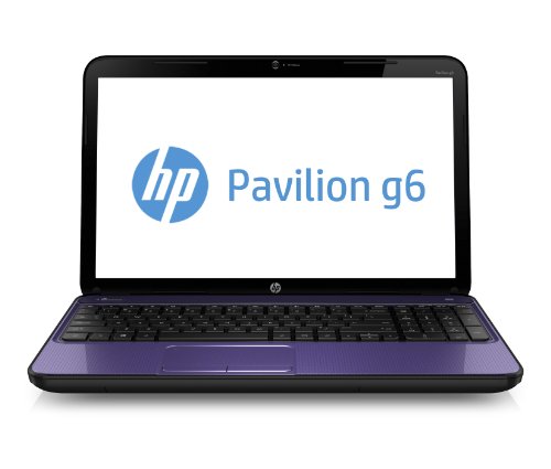 HP Pavilion G6-2242SA 15.6-inch Laptop Purple (AMD E2-1800 1.7GHz Processor, 6GB DDR3 RAM, 750GB SATA 5400RPM HDD, AMD Radeon HD 7340 GRAPHICS, DVD-RAM, Integrated Webcam, Windows 8)