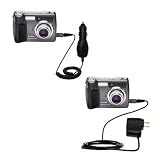 Essential Kit for the Kodak Z760 - includes Car and Wall Charger with Rapid Charge Technology - Gomadic Brand w/ TipExchange Technology