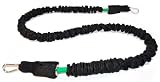Green Tube Band Shielded with Nylon Sheath by Body Bands | Carabiner Ends | Light Resistance | 48