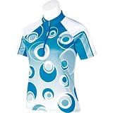 Louis Garneau 2008 Women's Dream Short Sleeve Cycling Jersey - Bubble Blue - 8820263-88L (M)