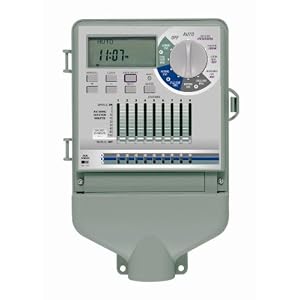 Orbit 57008 Sprinkler System 9-Station Indoor Mounted Sprinkler System Control Timer by
