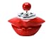 Silly Ashtray Lips, Ceramic, Red