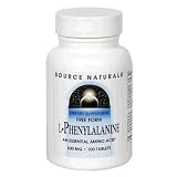 Source Naturals L-Phenylalanine 500mg, 100 tablets (Pack of 3)
