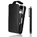Supergets Samsung Galaxy Ace S5830 Premium Black Top Flip... Supergets Samsung Galaxy Ace S5830 Premium Black Top Flip...