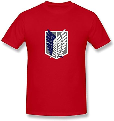 Men's New Design Red Tshirt Geek Scouting Legion Crest XL