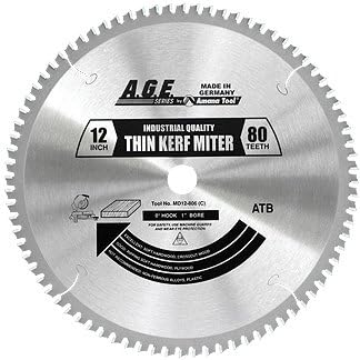 A.G.E. SeriesTkt Thin Kerf Miter 10" X 80T (MD10-816TB)