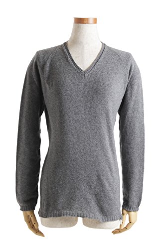 SCAGLIONE スカリオーネ レディース プルオーバー Vニット セーター ハイゲージ D3K058 ( 032 グレー / 405 ブルー )