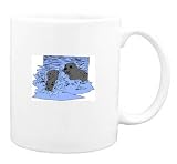 Mug with water, play, sea, seal, animal