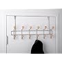 OVER THE DOOR HOOK WITH WOODEN ACCENTS