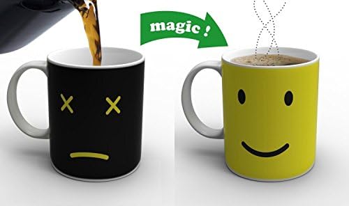 APXC Monday Mug Magic Coffee Tea Cup Mood Changer Color Changing Gift