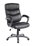 Ergonomic Task Upholstered Office Chair in Black