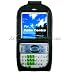 For Palm Centro 690 / 685 Full Body Black Leather with No Flip Case Cover with Belt Clip - Quality Design