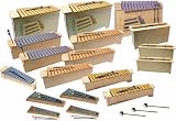 Set of 18 Sonor Orff Instruments (with Fiberglass Xylophones & Bass Bars)