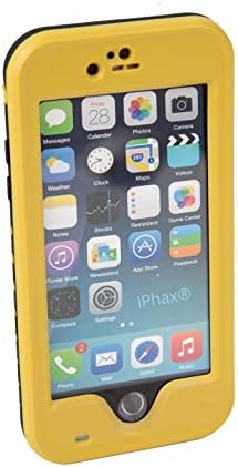 [Lifetime Hassle-Free Warranty] iPhax ® Waterproof Shockproof Snowproof Dirtproof Durable Full Sealed Protection Case Cover for iPhone 6 [4.7 inch] (Yellow)