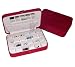 Mele "Renee" Sueded Jewelry Box with 24 Sections in Black