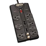 Tripp Lite TLP810NET Protect It! Surge Protector Suppressor 8 outlets (3 Transformers)... by Tripp Lite